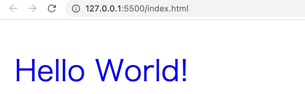 青い Hello World